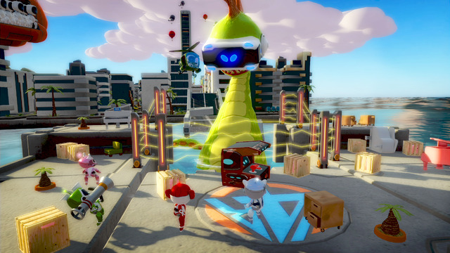 【レポート】PSVR『THE PLAYROOM VR』を2画面5人でプレイ