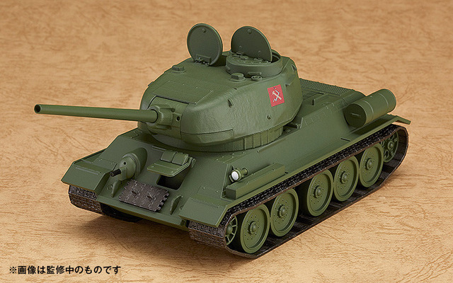 「ガルパン」のソ連戦車が「ねんどろいど もあ」より発売―カチューシャ＆ノンナを乗せる事も！