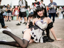 【コスプレ】台湾美女の『アズレン』熊代のメイド姿が妖艶!ガーターベルト&ニーハイの美脚の破壊力を見よ【写真9枚】 画像