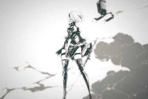 『NieR:Automata』TVアニメ化決定！描き下ろしビジュアル、告知トレイラー公開 画像