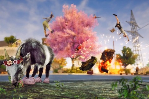 飛び級進化の“ヤギゲー”、『Goat Simulator 3』むちゃくちゃな大暴れプレイ映像！11月17日発売予定 画像