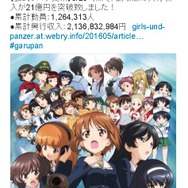「ガルパン劇場版」興収が21億円を突破…「まどマギ 新編」を超え歴代2位に