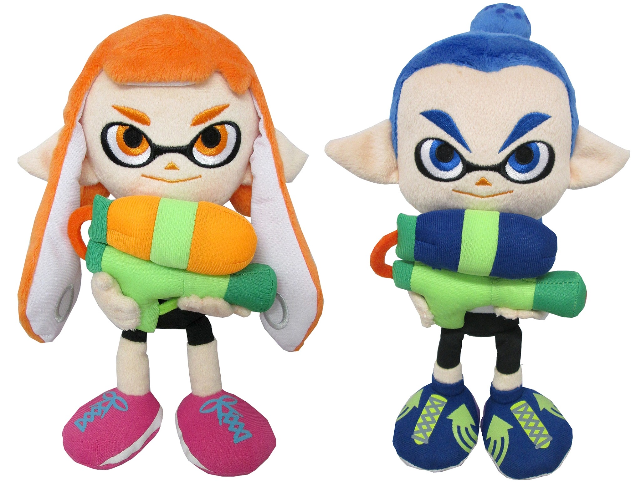 スプラトゥーン のガール ボーイ シオカラーズがぬいぐるみに 12月中旬発売予定 1枚目の写真 画像 インサイド