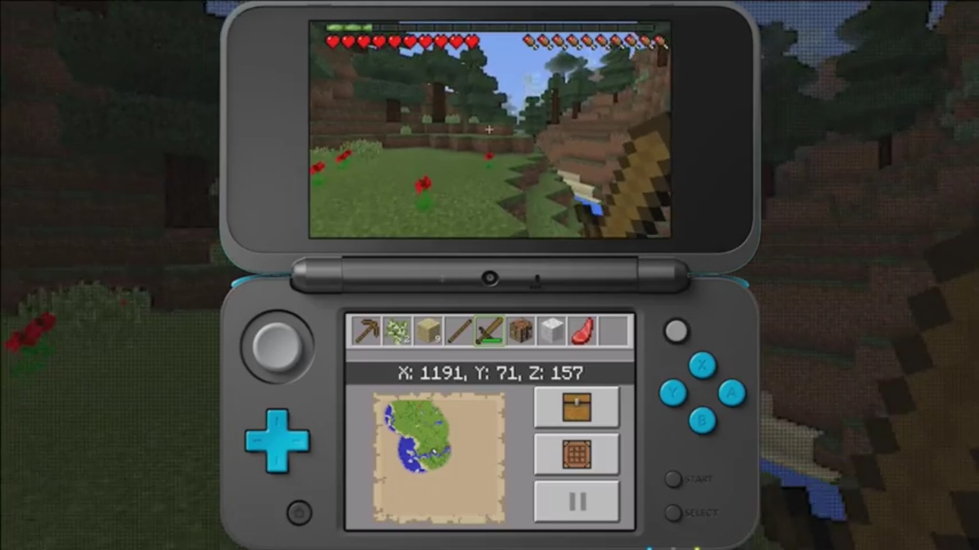 あの マインクラフト がnewニンテンドー3dsに登場 Minecraft New Nintendo 3ds Edition 配信開始 5枚目の写真 画像 インサイド