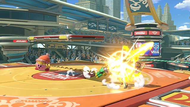 『スマブラSP』カービィが伸ばすのは、腕じゃなくて髪!? ミェンミェンを吸い込んで“中華カワイイ”姿を激写！