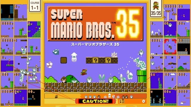 35人のマリオが対戦！オンラインバトルロイヤル『SUPER MARIO BROS. 35』が10月1日から期間限定無料配信