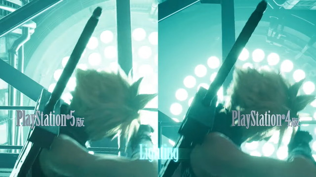 『FF7R INTERGRADE』PS4版との比較シーンも増加！PS5版のパワーアップポイントを紹介する新映像公開