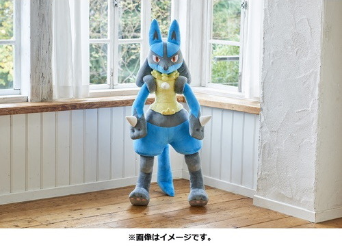 『ポケモン』高さ約120cmの「ぬいぐるみ 等身大ルカリオ」登場！予定数に達し次第、受付終了に