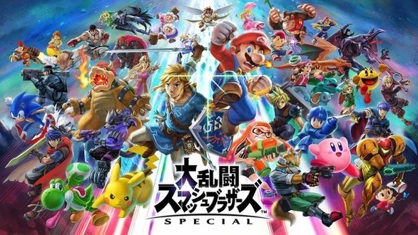 最後のソラまで“全員参戦”！『スマブラSP』ファイター86体のタペストリーを桜井政博氏が報告─秋葉原・梅田のヨドバシに掲示