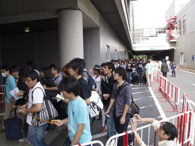 【TGS2009】晴天の開幕！東京ゲームショウ2009一般日スタート！