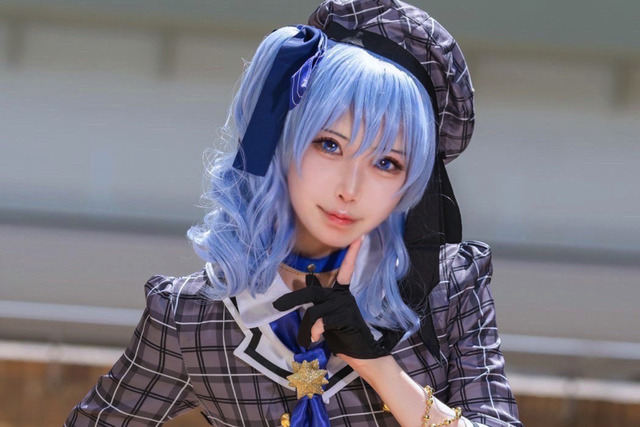 星街すいせい「ホロライブ」／モデル：一条はな、撮影：tama