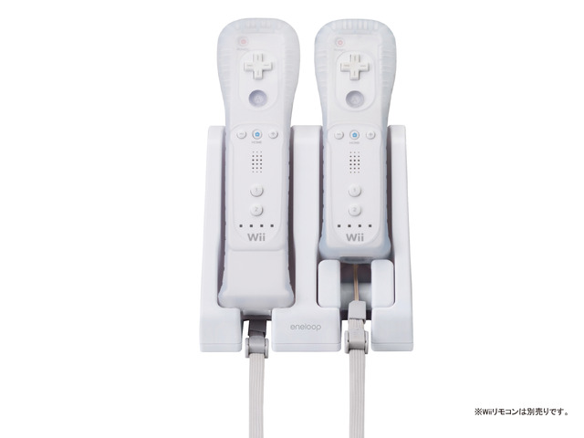 三洋電機、Wiiモーションプラスを装着している状態でもリモコンを充電する新機器を発売
