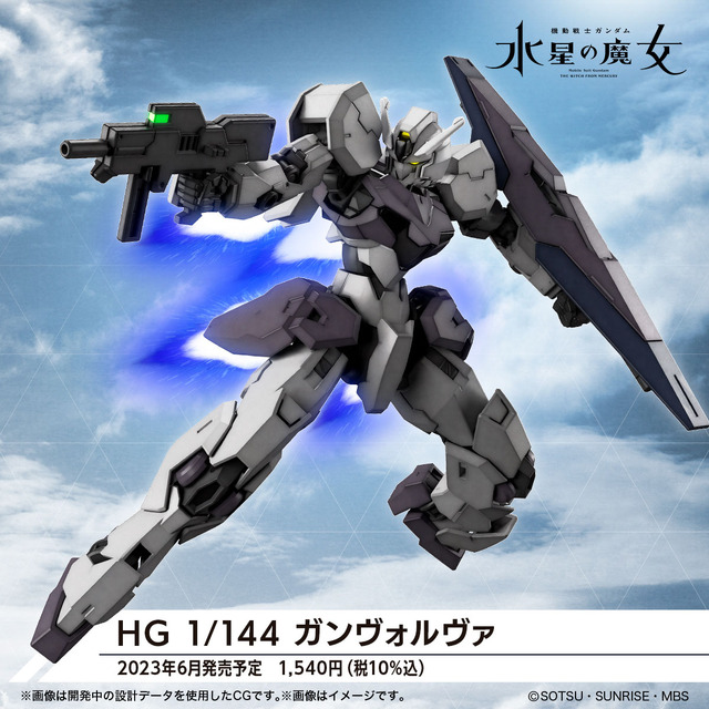 ガンプラ「HG ガンヴォルヴァ」6月10日発売決定！劇中さながら、複数機で暴れる“パッケージイラスト”も初公開