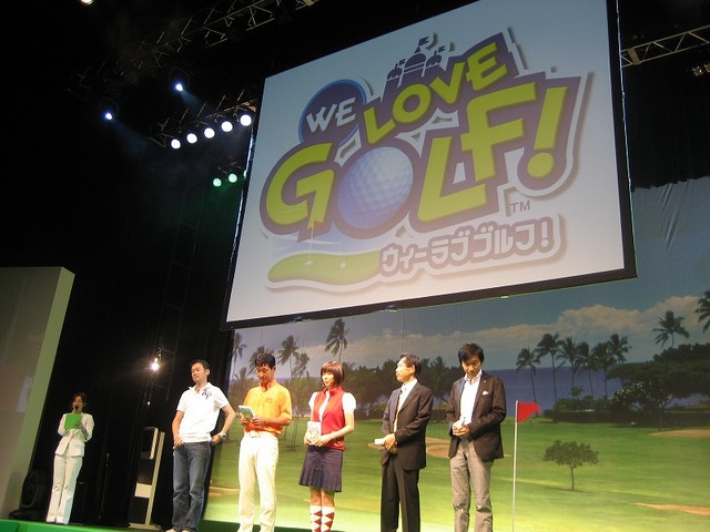 【CAPCOM Wii&DS新作タイトル発表会】キャメロット高橋兄弟が登場、気になる新作は『WE LOVE GOLF!』