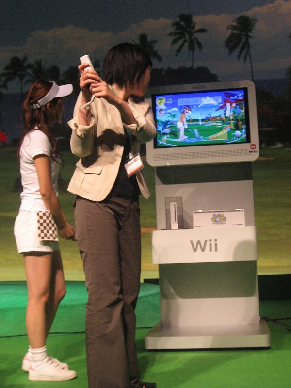 【CAPCOM Wii&DS新作タイトル発表会】 『WE LOVE GOLF!』をさっそく体験