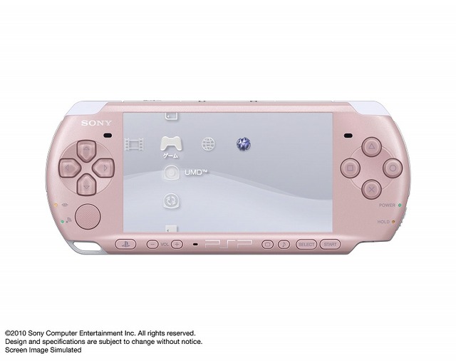 PSPに春の新色が数量限定で3月4日発売！「PSP-3000 ブロッサム・ピンク」