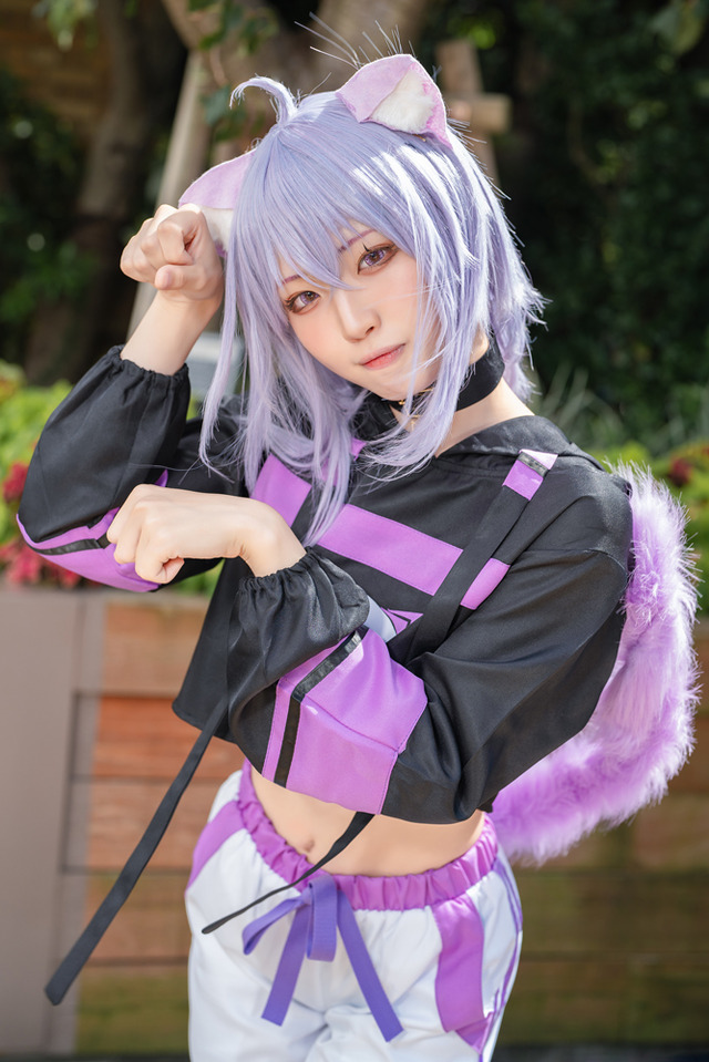 ホロライブ 猫又おかゆ アイドル衣装 コスプレ - コスプレ