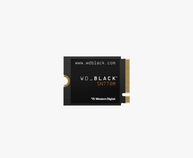 ロードやインストール時間を短縮！M.2 2230 NVMe SSD「WD_BLACK SN770M」500GB/1TBモデル発売―ROG AllyやSteam Deckにも対応