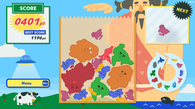 「千葉！滋賀！佐賀！」落ちモノ物理演算パズル『北海道ゲーム』Steamで発売―天から降り注ぐ都道府県をくっつけよう