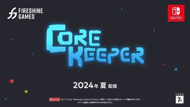 Steamで“非常に好評”『Core Keeper』スイッチ版2024年夏配信予定―暗い地下世界でサバイバル！