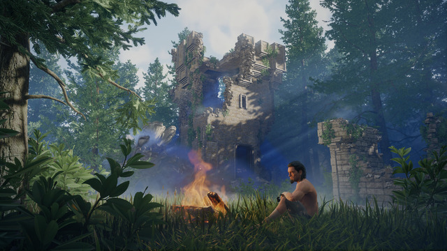 シュールで快適な空の旅へ！サバイバルARPG『Enshrouded』で「寝ながら空中浮遊するグリッチ」が発見される
