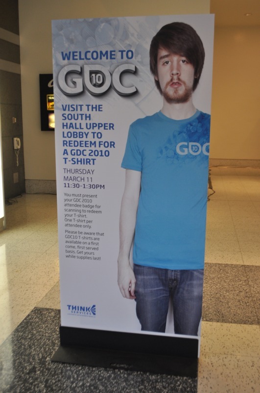 【GDC2010】今年はちょっとクール！Tシャツ配布がありました