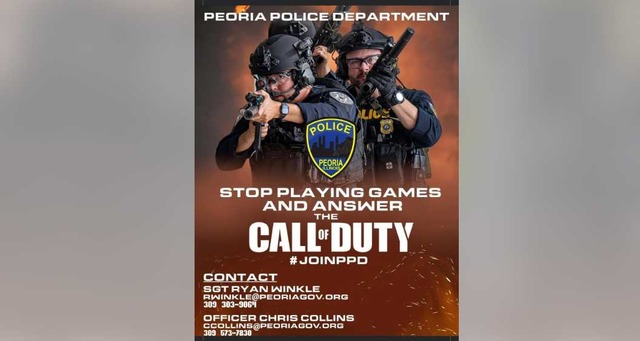 「ゲームを遊ぶのをやめて、コール・オブ・デューティに応えよ」…米警察が『CoD』モチーフの求人広告を掲載、批判を受けて謝罪