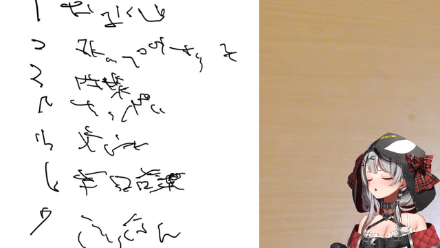 今回は読解なるか？ホロライブ・沙花叉クロヱの“直筆”サイン色紙がギリギリ読める…普段は言語不明の奇天烈な文字