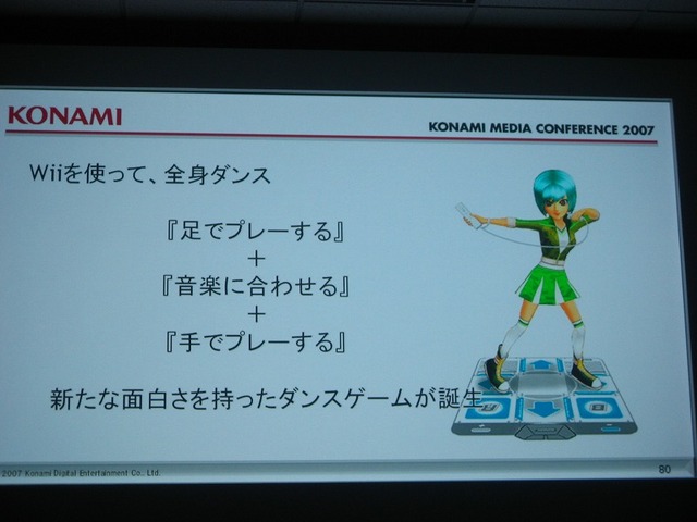  【KONAMI MEDIA CONFERENCE 2007】 パワプロ&「カラダはじける Wii Love Dance」(3)