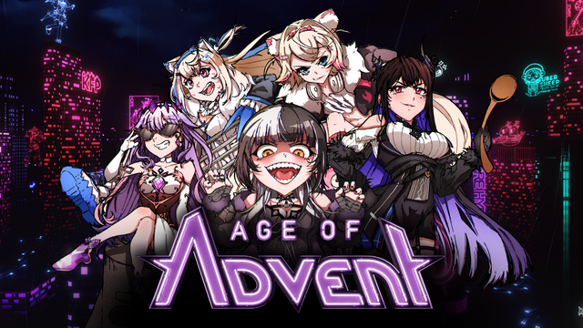 ホロライブ二次創作ブランド「holo Indie」に『Age of Advent』が合流！“Advent”の5人がタクシーで走り回る新ゲーム追加へ