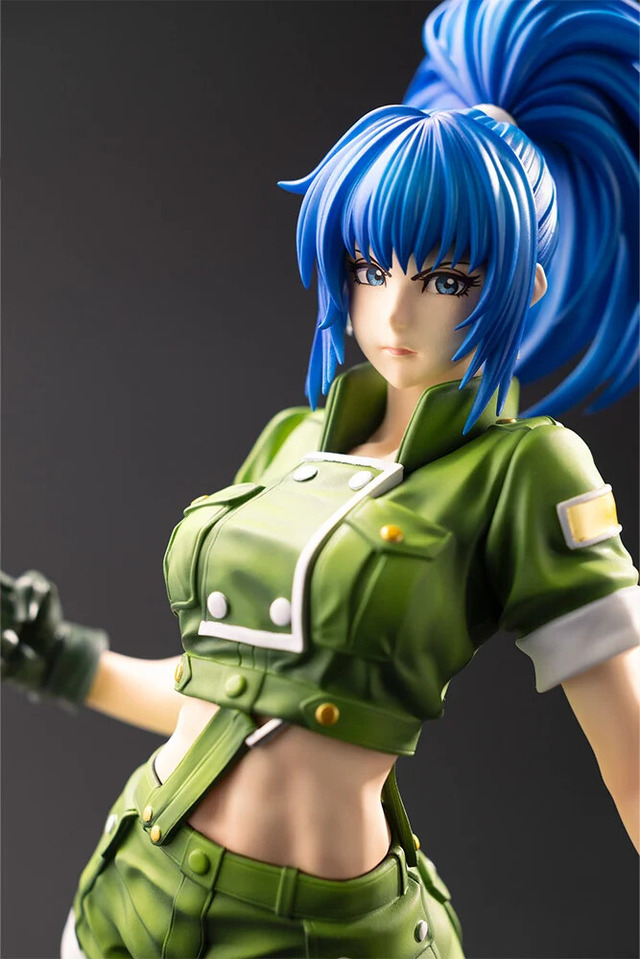 当時の面影を残しつつ…『KOF‘97』時代の「レオナ」が美少女フィギュア化！超必殺技「リボルスパーク」のビシッとした決めポーズを再現