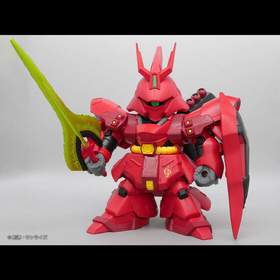 全高約24cm、深紅のボディが存在感抜群！「機動戦士ガンダム 逆襲のシャア」より、シャアの愛機「サザビー」がジャンボソフビフィギュアSDに