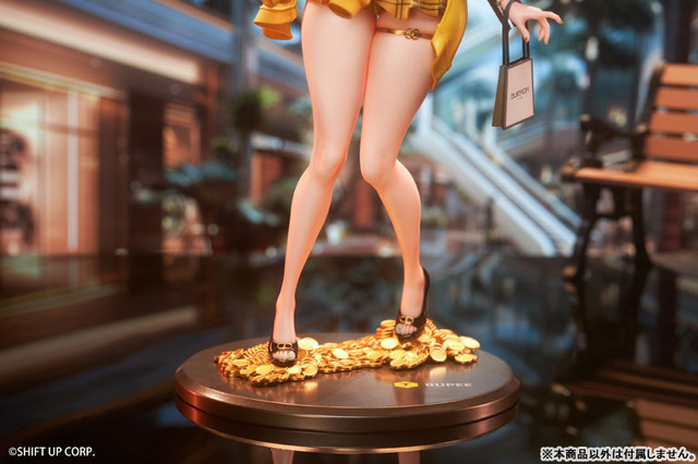 魅惑の金髪ギャル！『勝利の女神：NIKKE』より「ルピー」のフィギュアが予約開始―ショッピングバッグや輝くアサルトライフルまでしっかり再現