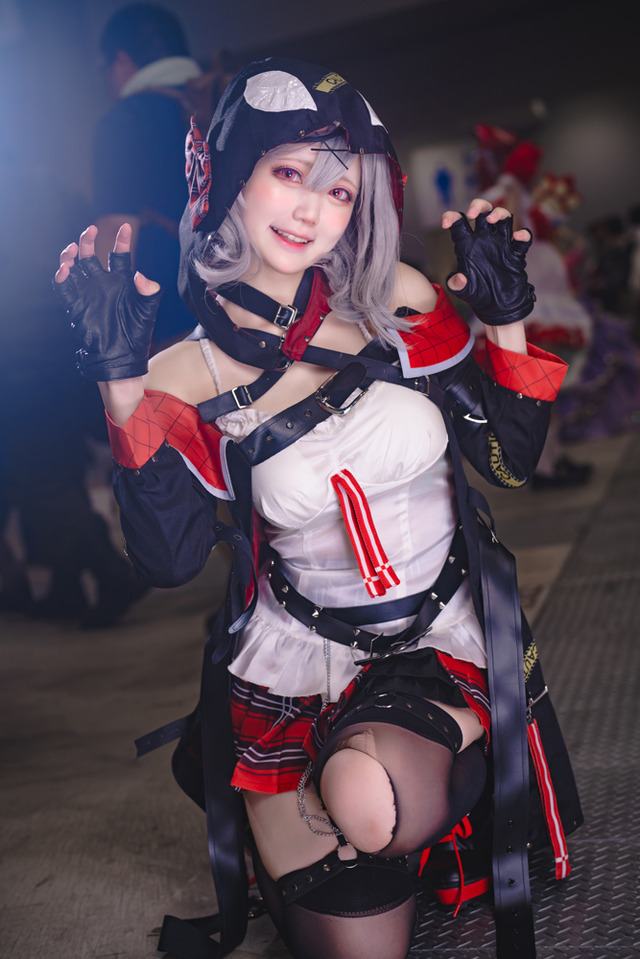 沙花叉クロヱ「ホロライブ」／炉莉ヰみるき（X：@owate_richan）、撮影：山颪ヒア（X：@fotomachen）