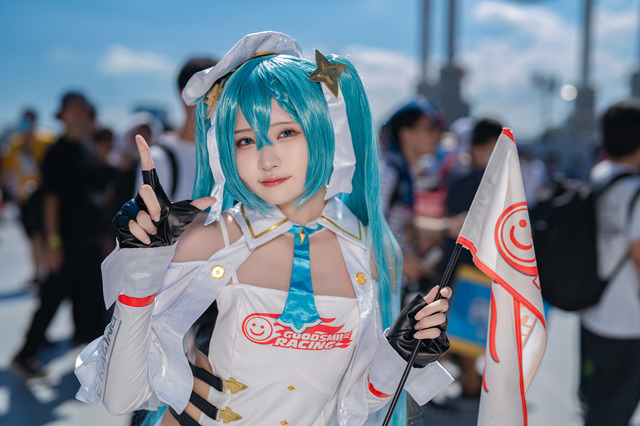 初音ミク／うりん（X：@urin_taso）、撮影：tama（X：@tama_0811_）