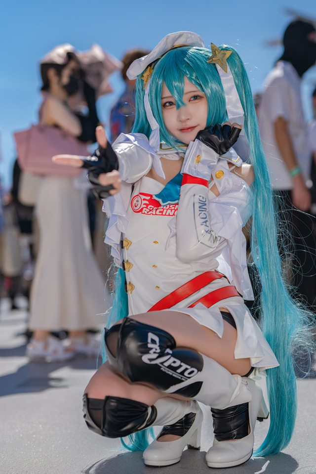 初音ミク／うりん（X：@urin_taso）、撮影：tama（X：@tama_0811_）