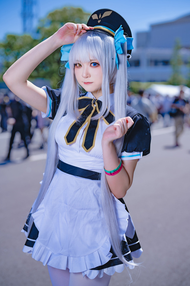 神楽めあ「VTuber」／Yuki亭（X：@teyi0214）、撮影：山颪ヒア（X：@fotomachen）