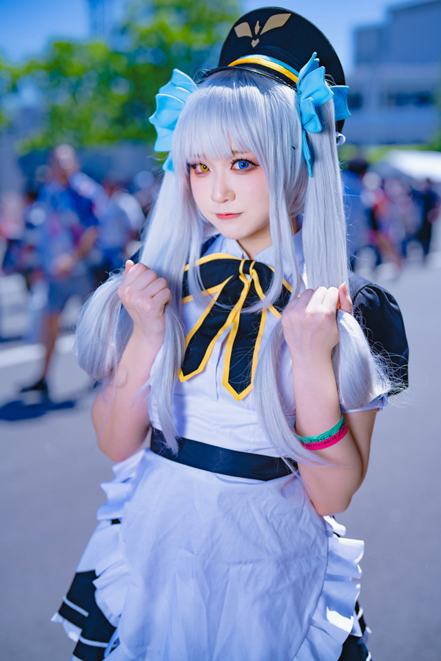 神楽めあ「VTuber」／Yuki亭（X：@teyi0214）、撮影：山颪ヒア（X：@fotomachen）