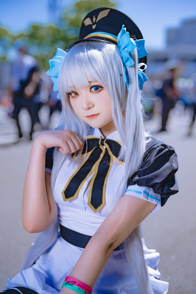 神楽めあ「VTuber」／Yuki亭（X：@teyi0214）、撮影：山颪ヒア（X：@fotomachen）