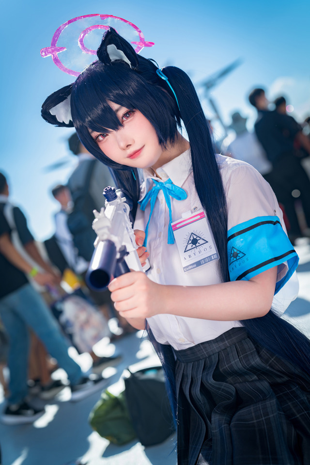 セリカ『ブルーアーカイブ』／えびせんべい（X：@ebisen_bei_kosu）、撮影：Jon（X：@Jon1569）