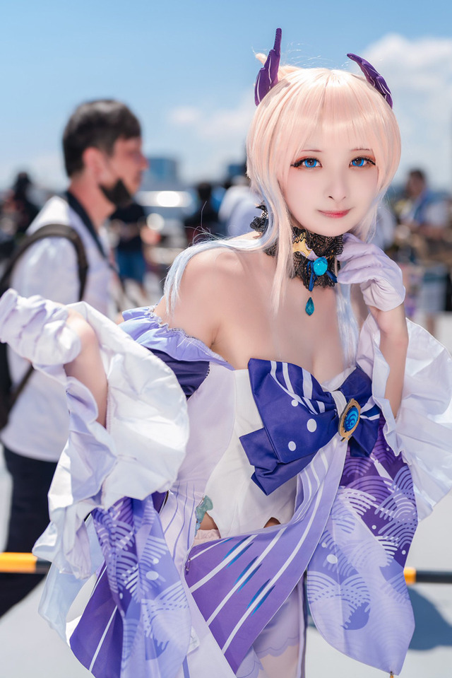 珊瑚宮心海『原神】／ごまな（X：@goma_cosu）、撮影：tama（X：@tama_0811_）