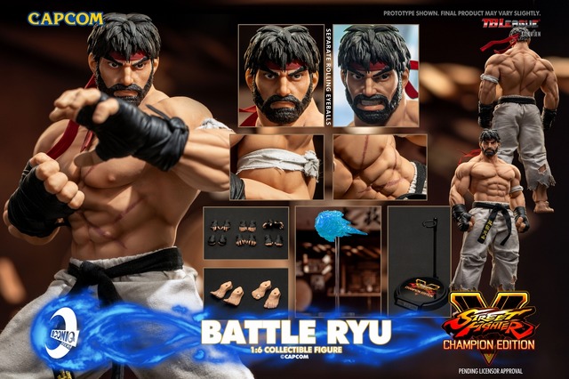 世界で888個“だけ”！『スト5』お値段約6万超え「リュウ」のアクションフィギュアが登場―波動拳パーツも付属