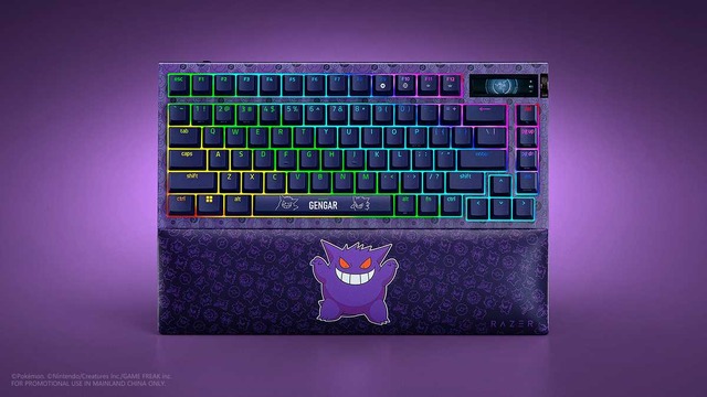 『ポケモン』ゲンガーと「Razer」のコラボヘッドセット登場！ゲンガー耳とふさふさが可愛い…けど発売は中国のみ