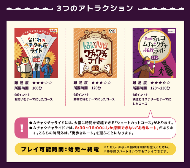 Osaka Metroに乗車して謎を解く！「メトロ謎解き物語 −ワケアリパークと不思議なライド−」開催決定ー難易度が異なる3種のコースが用意された謎解きイベント