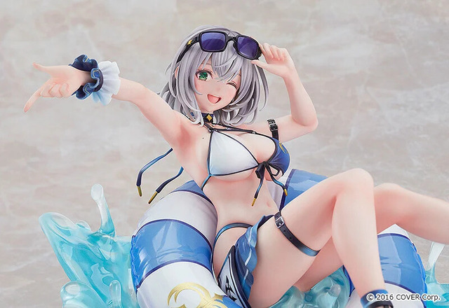 なんとご立派な大胸筋…！ホロライブ「白銀ノエル」の水着フィギュアが再販―日光で火照った身体までこだわりの仕上がり