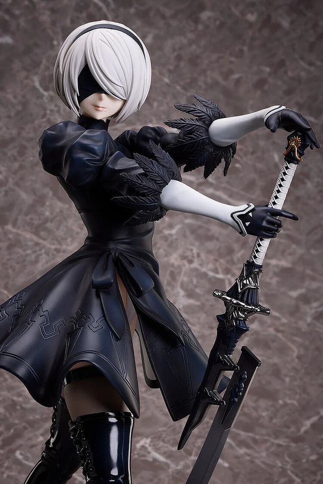 スラっと伸びた美脚に見惚れる！「NieR:Automata」2Bがフィギュア化―1/4スケールならではの大ボリューム