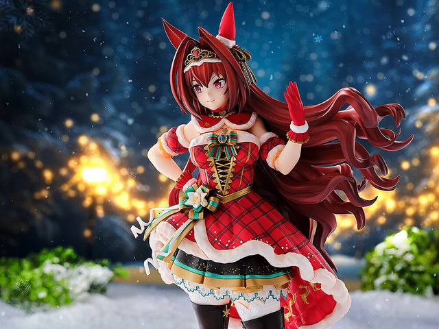 イルミネーションの中で“1番”キレイ！『ウマ娘』よりクリスマス勝負服の「ダイワスカーレット」フィギュア予約は2月26日まで