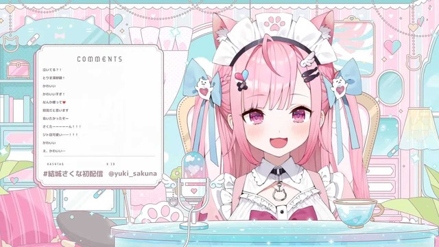 VTuber・結城さくな、チャンネル登録者100万人に向け本日12月26日夜から耐久配信を予告―現在99.7万人、年内には大台突破か