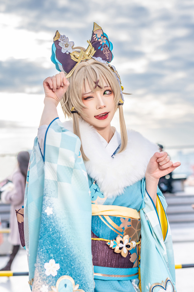 綺良々（郵便局コラボ）『原神』／綺太郎（X：@kitaro_cos）