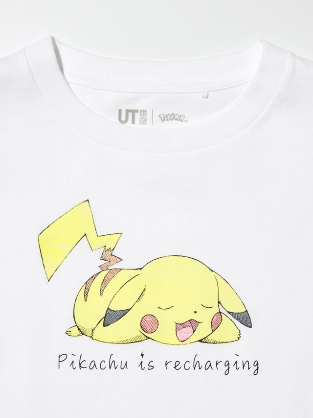 ユニクロの人気UT「ポケモン スケッチ」新作発売！のんびり寝そべるピカチュウやブラッキーなど、キッズ向け含む全8種類